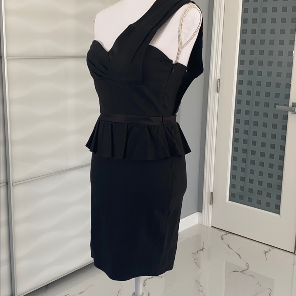 2/$30 BEBE Black Sexy one shoulder mini dress ⚡️